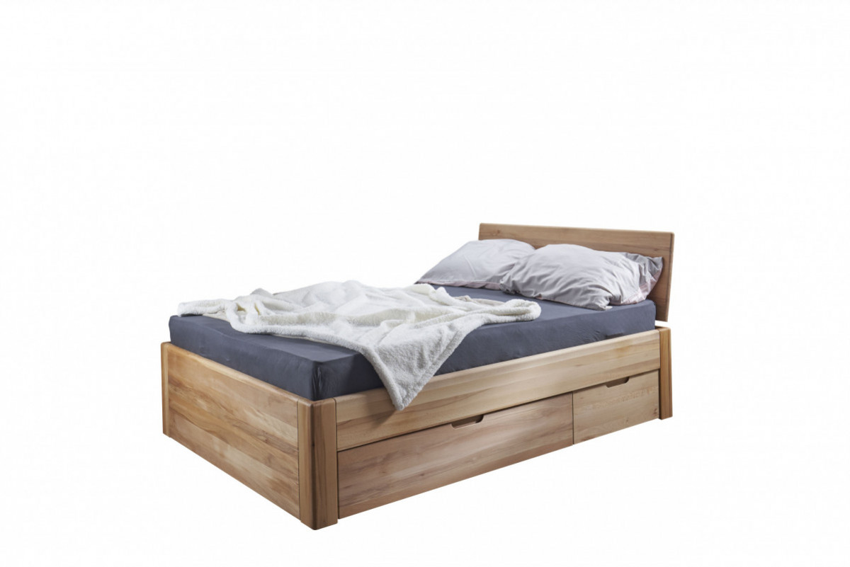 Lesena postelja masiva bukev